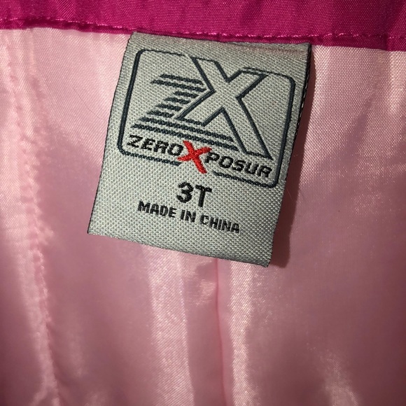 ZERO POSUR-NWOT-2 TONE PINK SNOWSUIT W/JKT - Picture 5 of 9